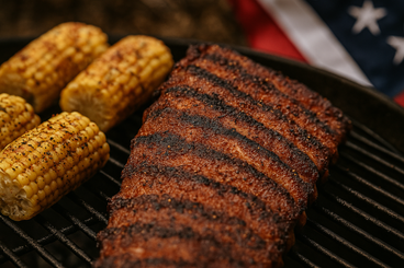 Grilled Baby Back Ribs with Trophy Spice Rub
