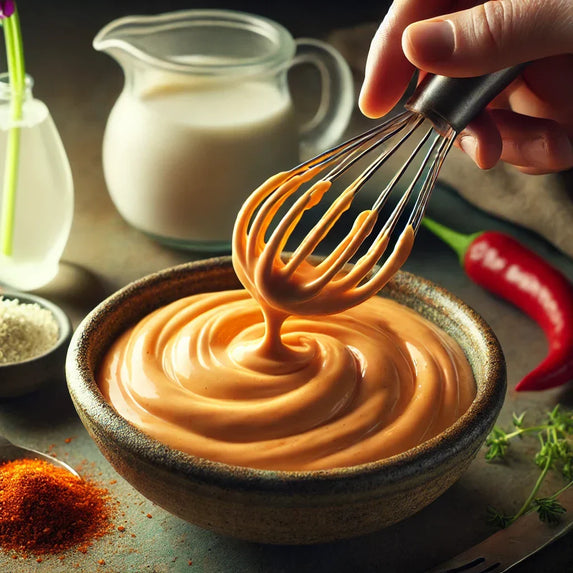 Creamy Sriracha Ranch Dressing