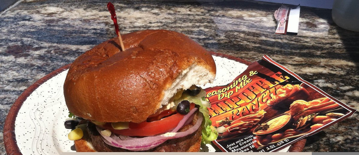 Grilled Burgers with Uncle Dan's Chipotle Ranch Seasoning Uncle Dan's