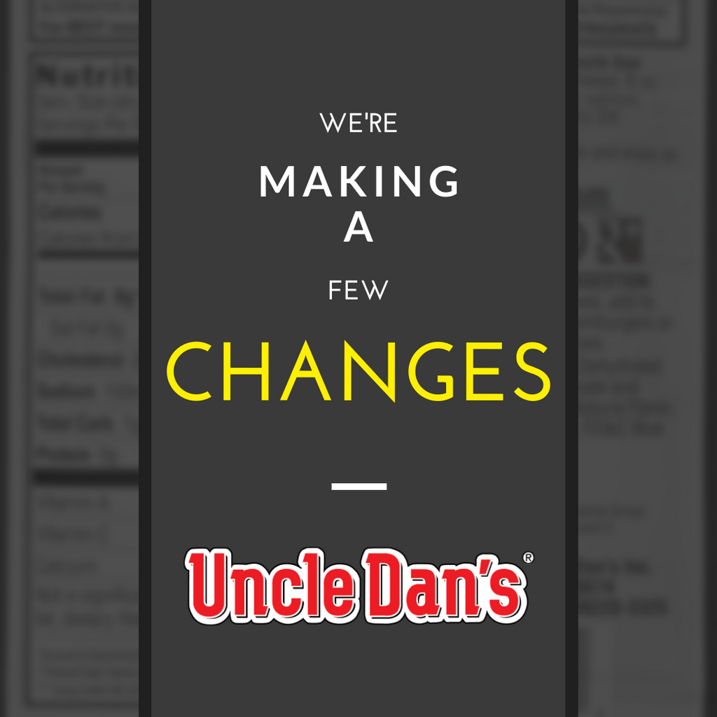 We're Making a Few Changes