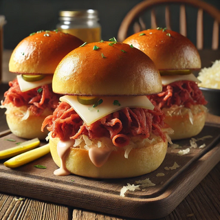 Sriracha Ranch Corned Beef Sliders