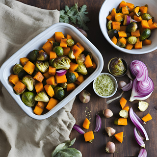 Roasted Fall Veggies with Uncle Dan’s Zesty Ranch Seasoning