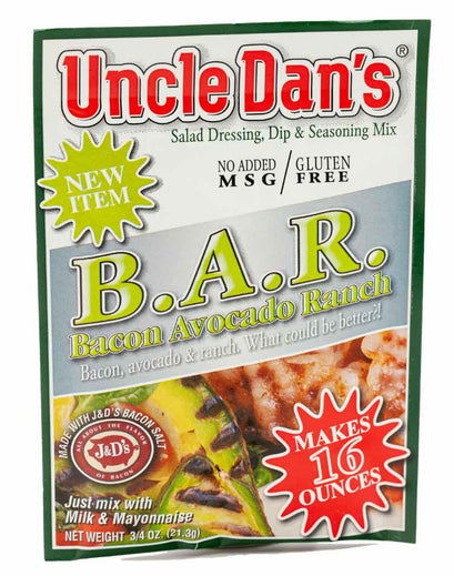 Uncle Dan's Bacon Avocado Ranch Single Single Packet Front View
