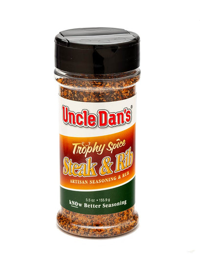 Uncle Dan's Trophy Spice Steak and Rib 5oz Shaker Bottle